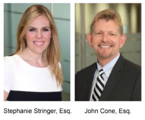 Stephanie Stringer Esq. and John Cone, Esq.